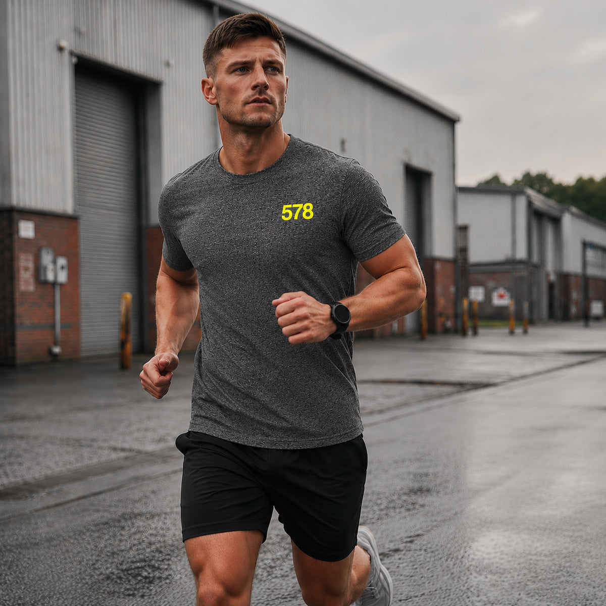 578 Carbon Sport T-Shirt — Black
