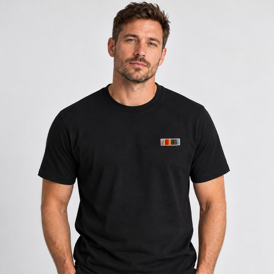 Vinyl Cut Tee - Black