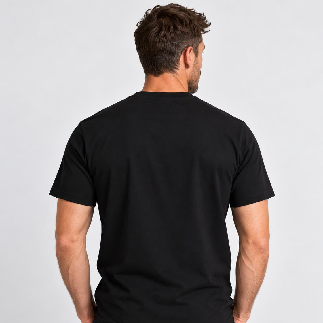 Vinyl Cut Tee - Black