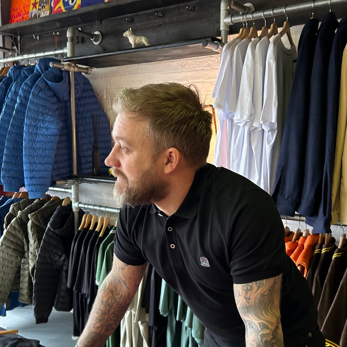 Coaled Polo — Black