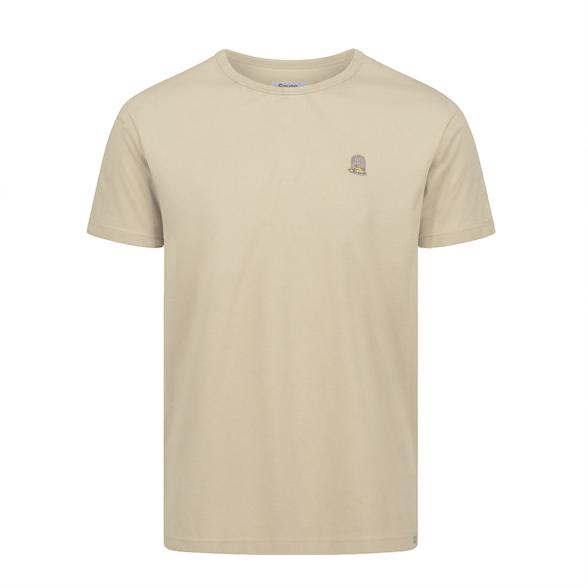 Norton T-Shirt — Classic Form in Soft Neutral